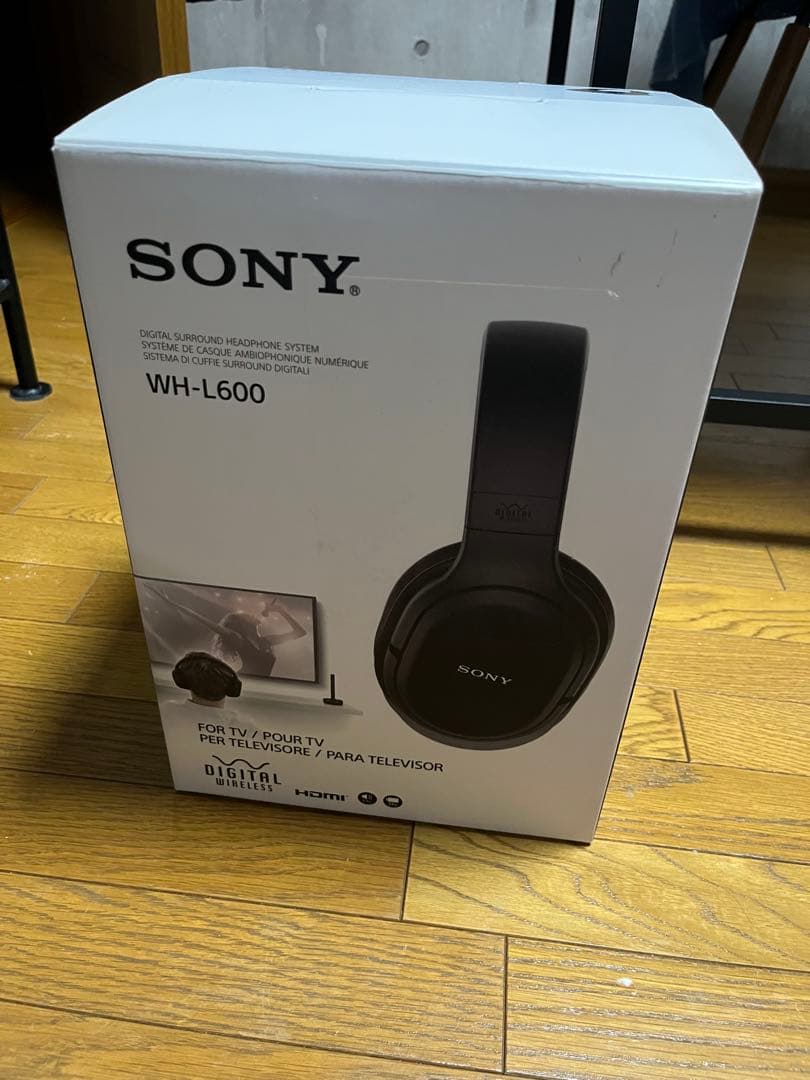 SONY ワイヤレスヘッドセット 充電スタンド付きWH-L600