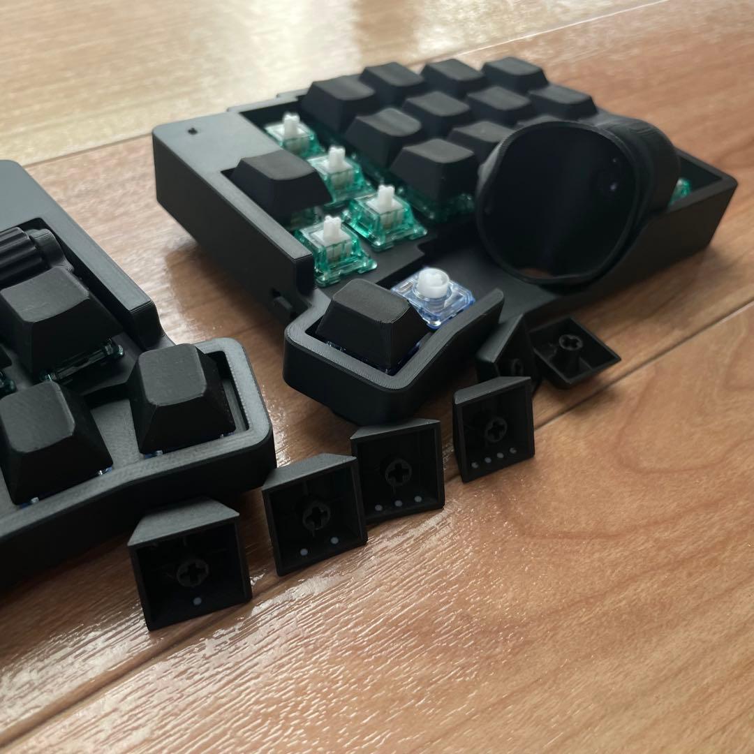 roBa トラックボール対応 無線キーボード（完成品・一部付属なし）