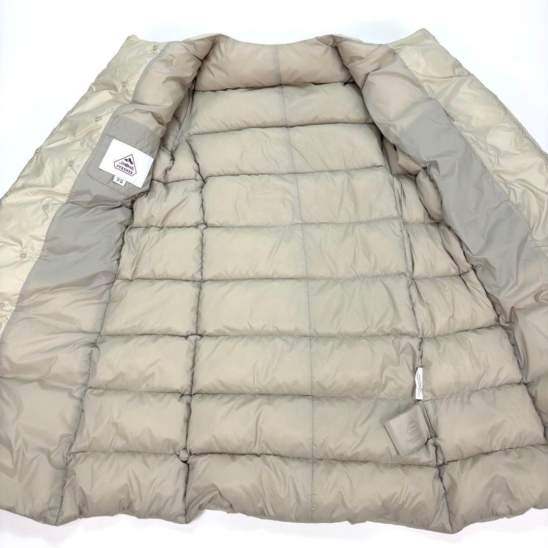 未使用級✨ ピレネックス マラデータ ノーカラー 軽量 ダウンコート