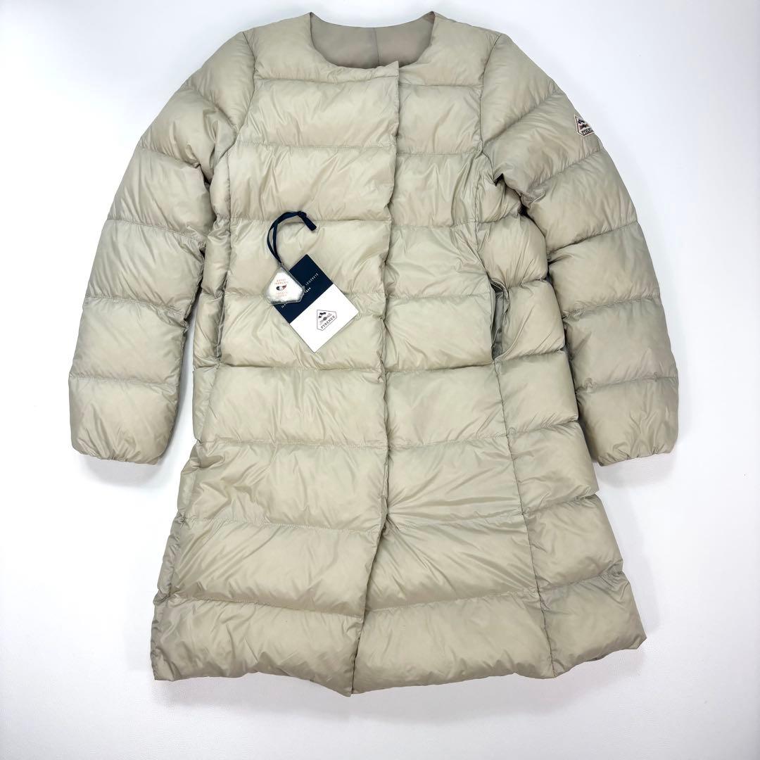 未使用級✨ ピレネックス マラデータ ノーカラー 軽量 ダウンコート