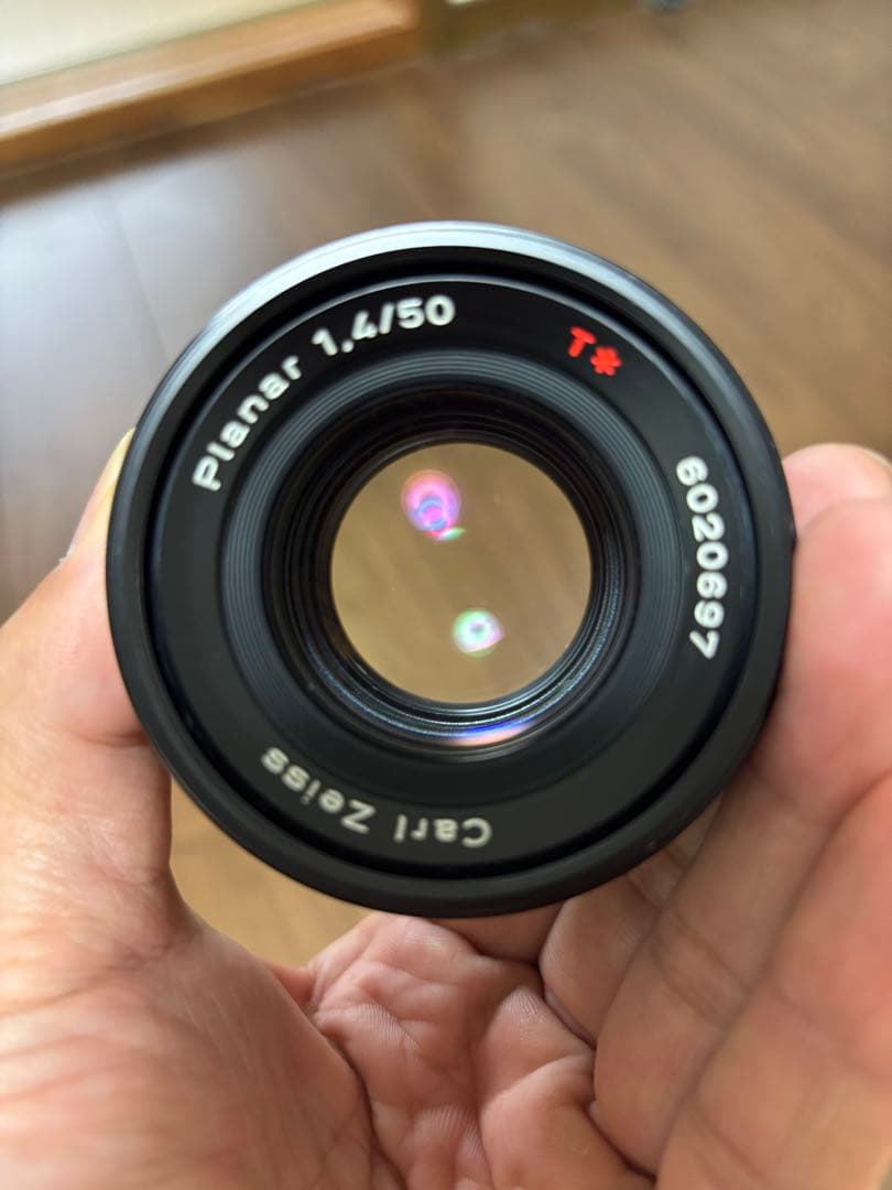 レンズ(単焦点) Contax Carl Zeiss Planar T 50mm f1.4 AEJ