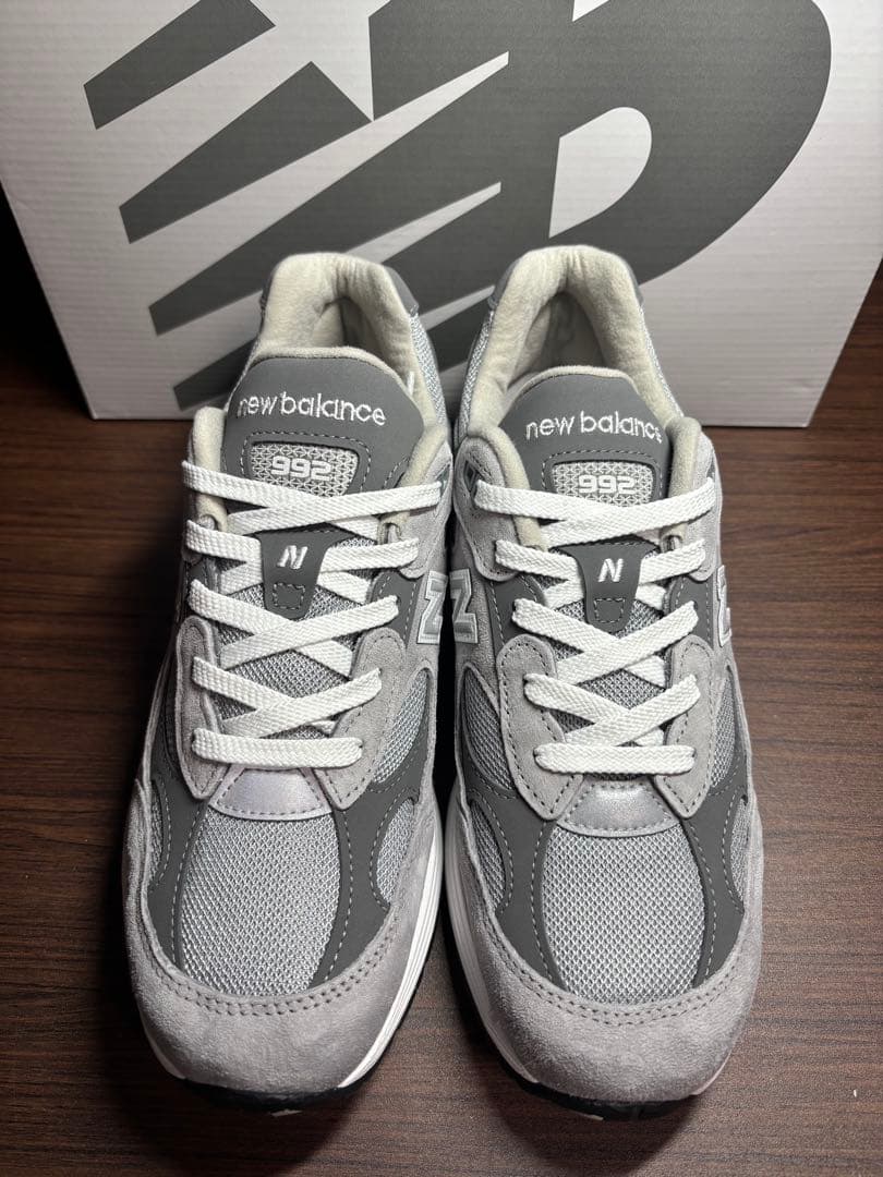 fukuニューバランス 992 グレー2025未使用size 26.0㎝