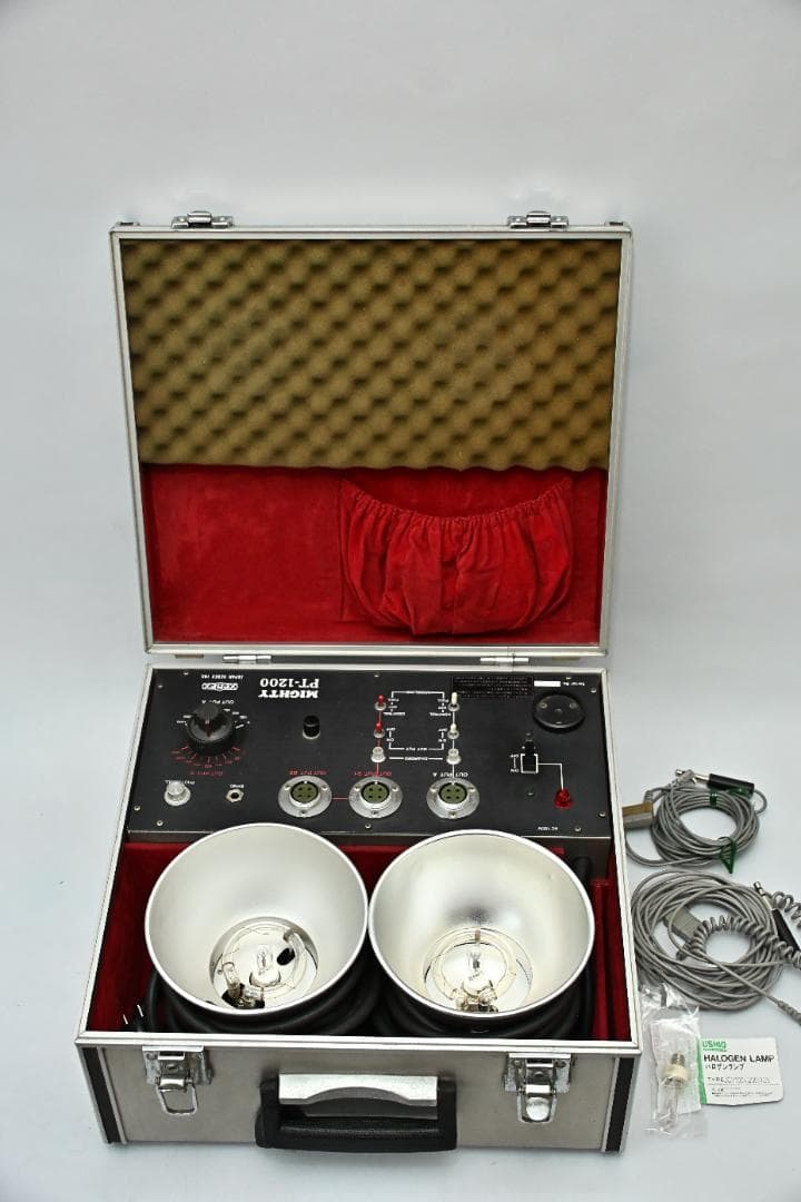 Mighty PT-1200 照明機器 ストロボ2灯セット (発光動作確認済み)