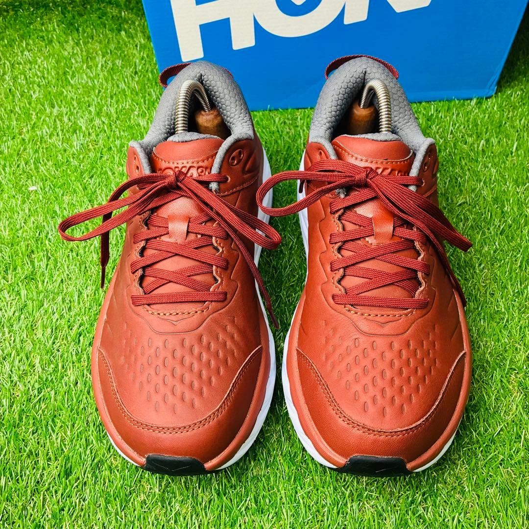 【新品】HOKA ONEONE M BONDI SR レザー 本革 厚底 26