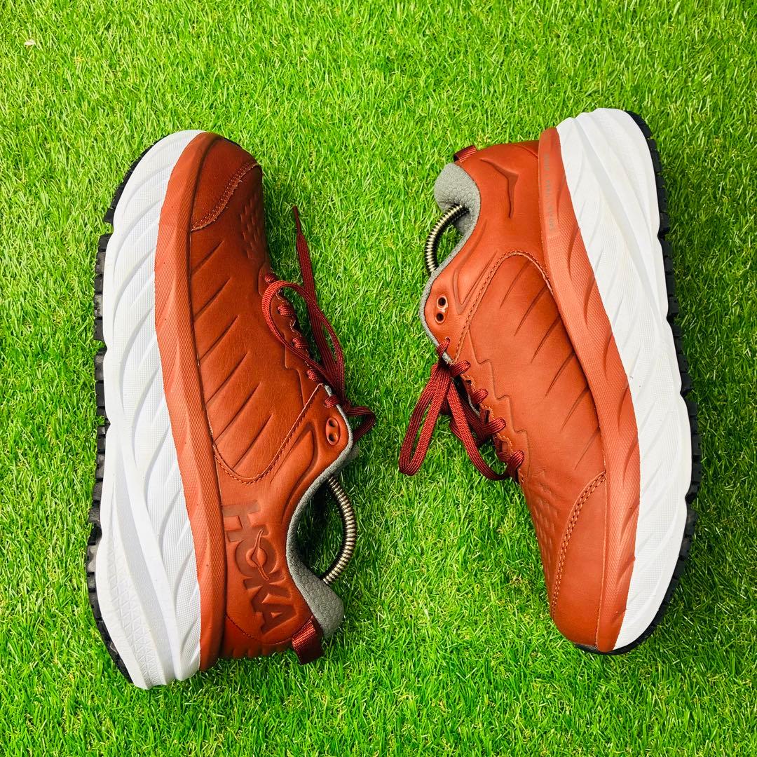 【新品】HOKA ONEONE M BONDI SR レザー 本革 厚底 26