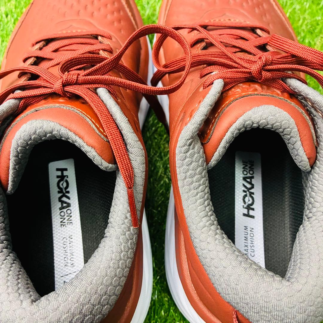 【新品】HOKA ONEONE M BONDI SR レザー 本革 厚底 26