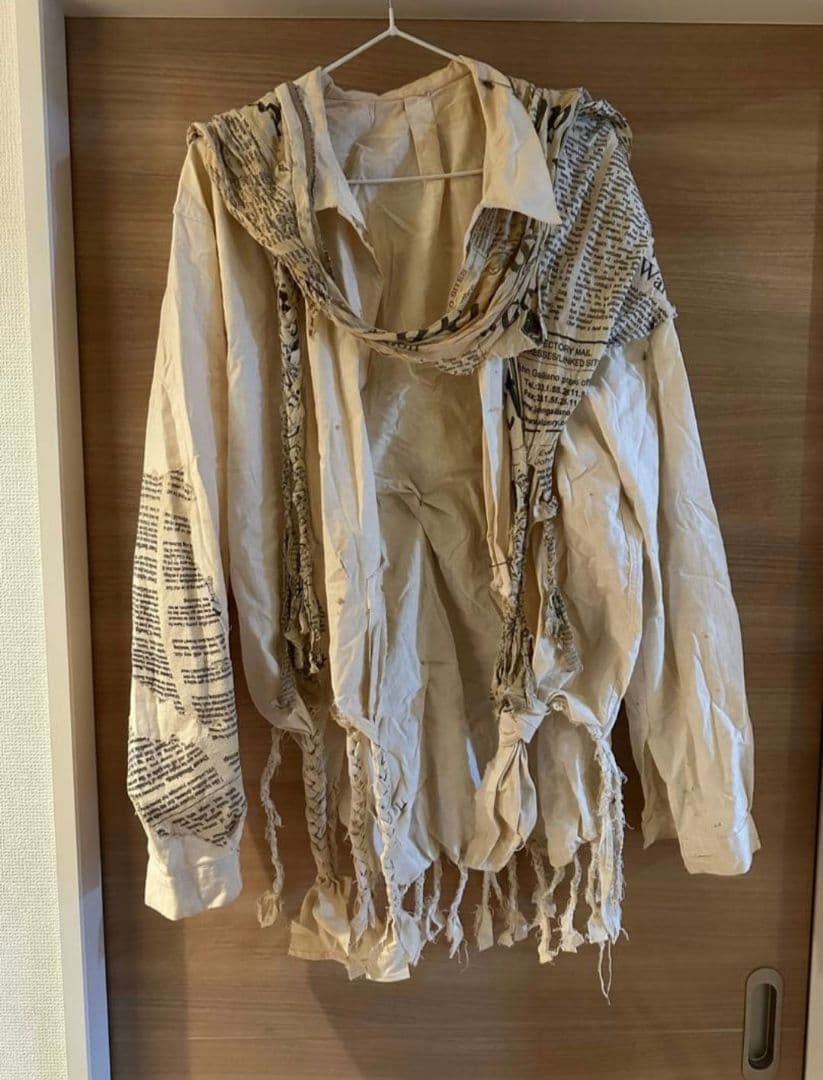 ハンドメイド衣装 セットアップ 舞台 ハロウィン 軍服シャツ ジョンガリアーノ