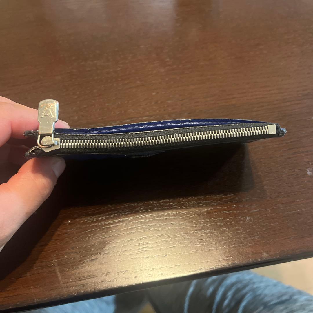 ルイヴィトン　フラグメントケース　カードホルダー　タイガラマ　コバルト