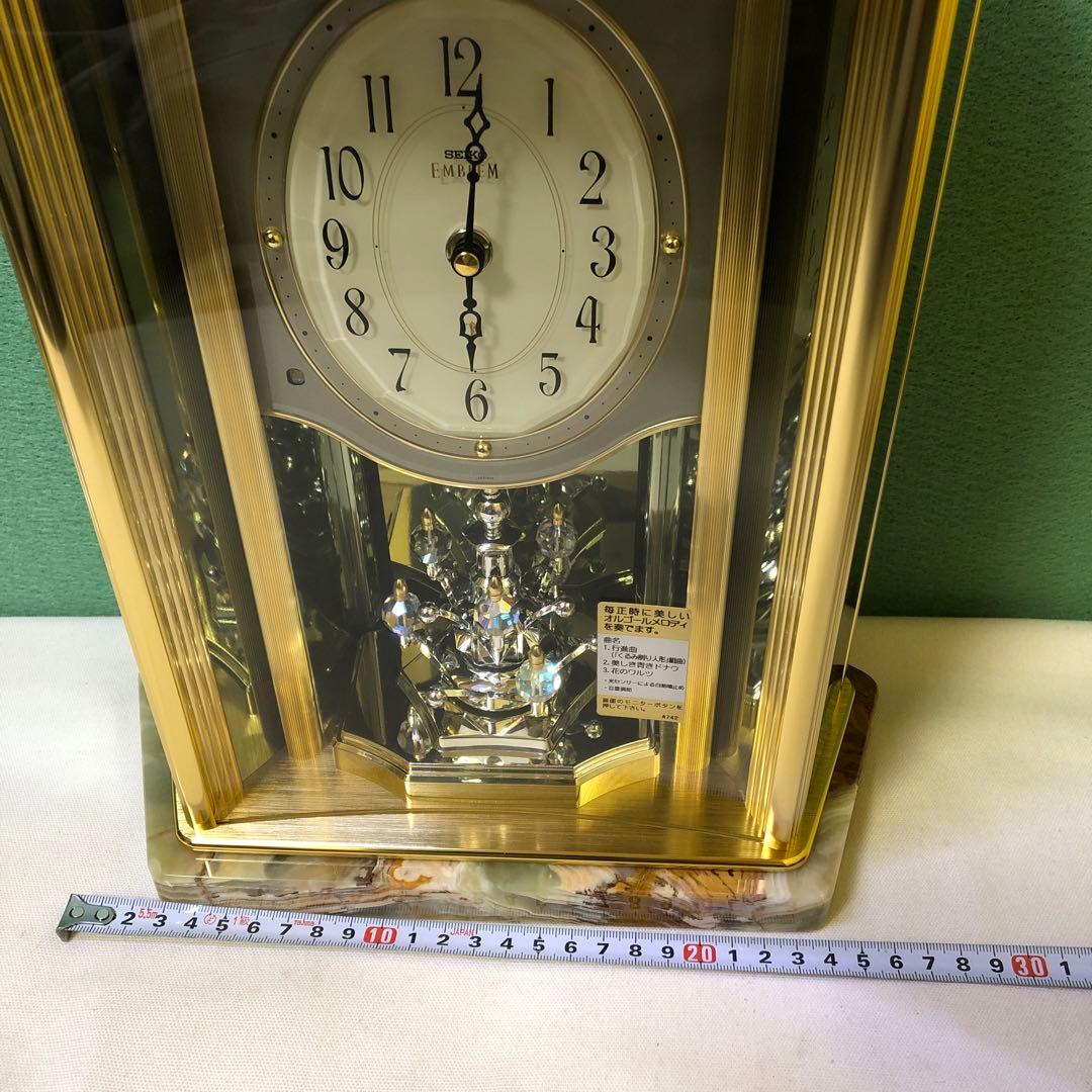 セイコー エンブレム 高級置時計HW463M 動作確認済み