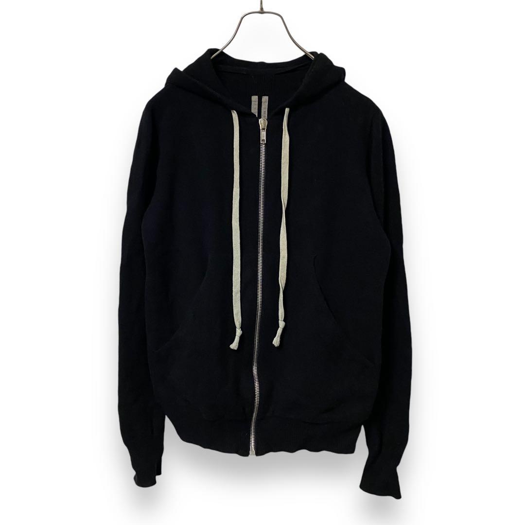 専用 Rick Owens cashmere knit zip hoodie