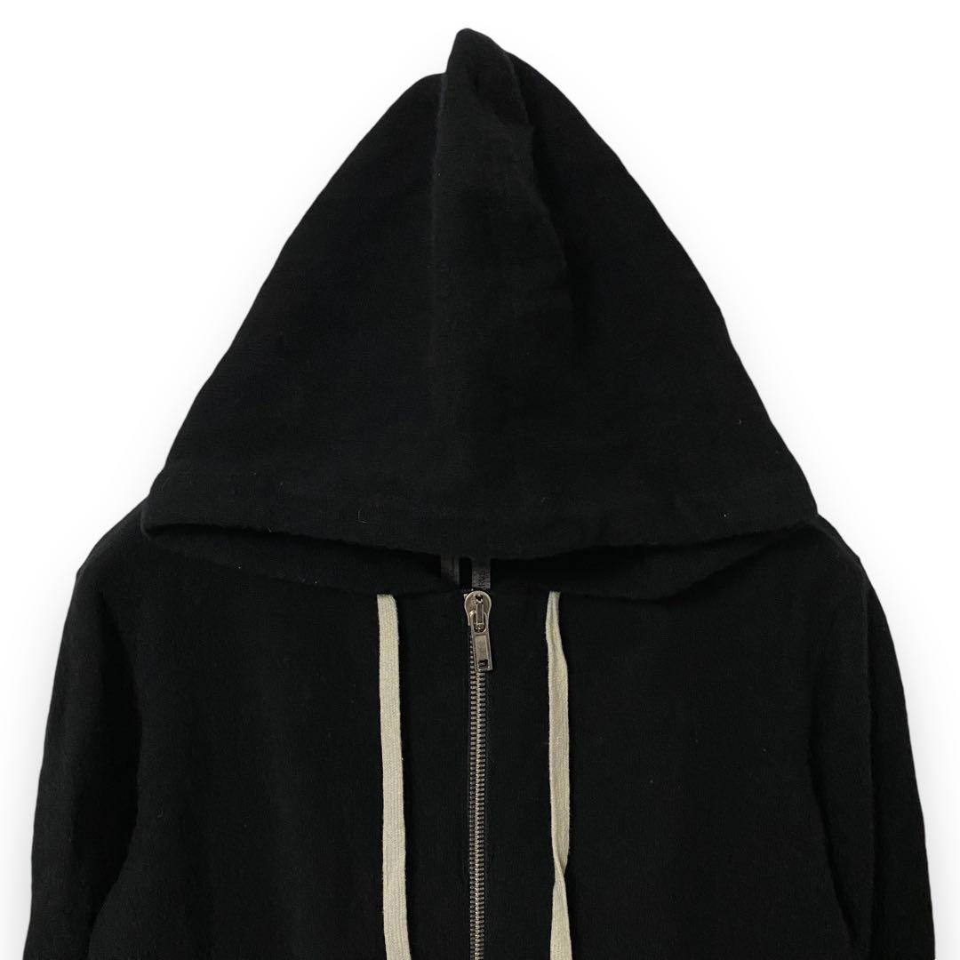 専用 Rick Owens cashmere knit zip hoodie