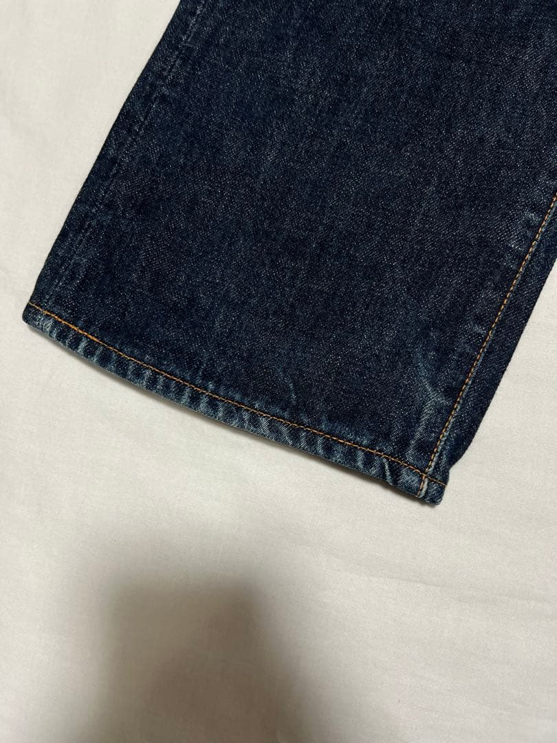 EVISU No.2 2000 31×35 白大黒 ビックカモメ 虎耳 ホワイト