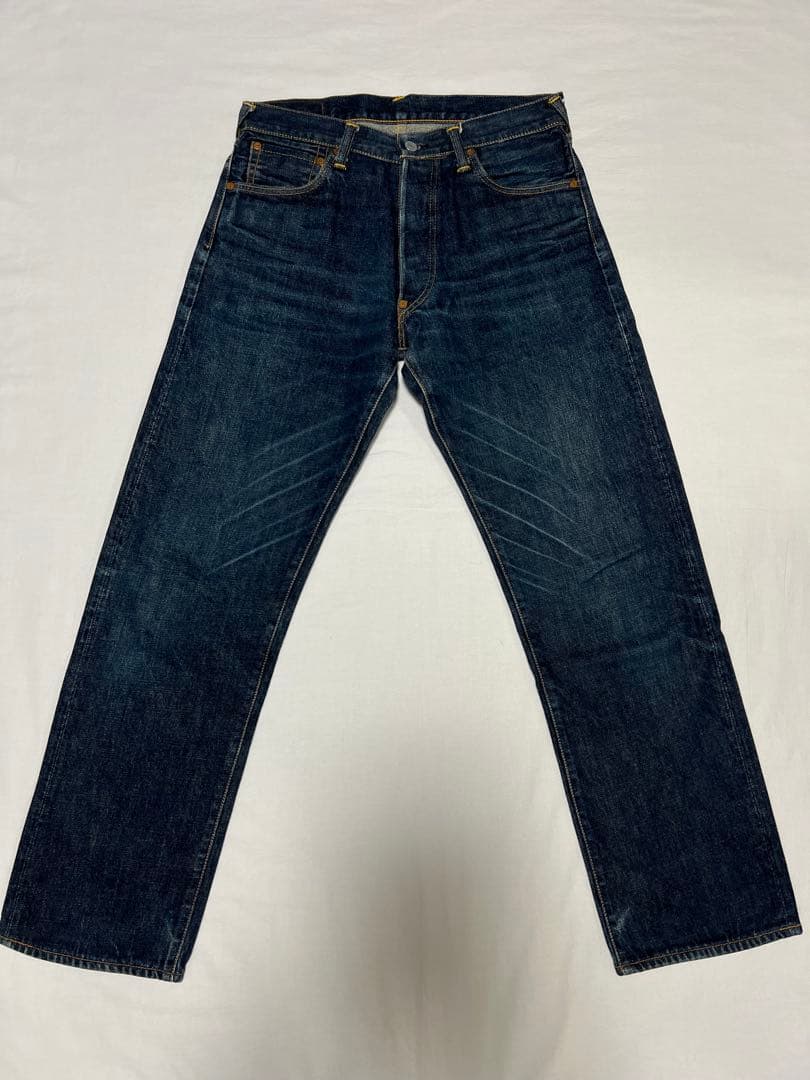 EVISU No.2 2000 31×35 白大黒 ビックカモメ 虎耳 ホワイト