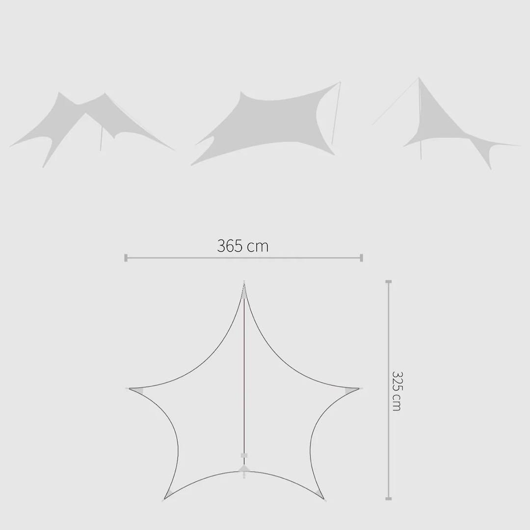 【1回使用】Pre Tents プレテント Lost Coast Brown