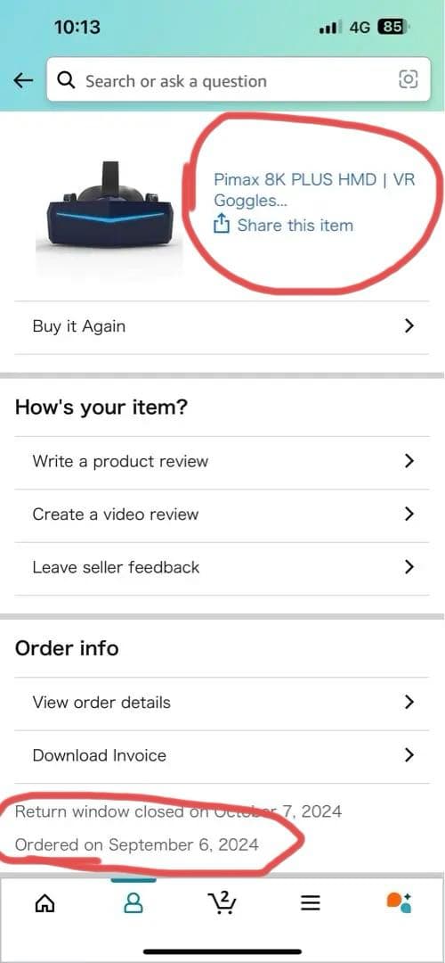 その他 Pimax 8k plus HMD VR