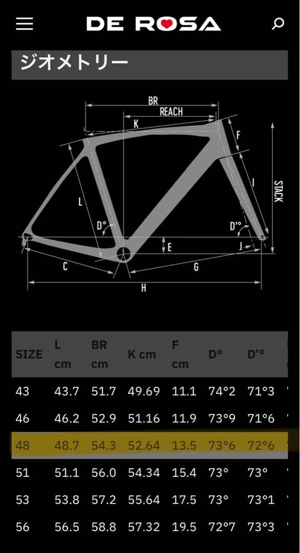 【山超美品】DE ROSA IDOL ロードバイク SIZE48