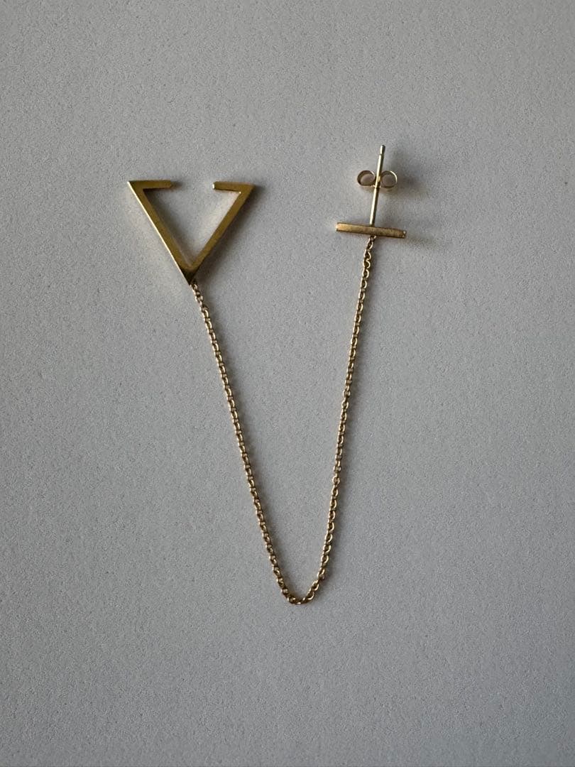 【hirotaka/ヒロタカ】イヤーカフチェーンピアス( 片耳用)