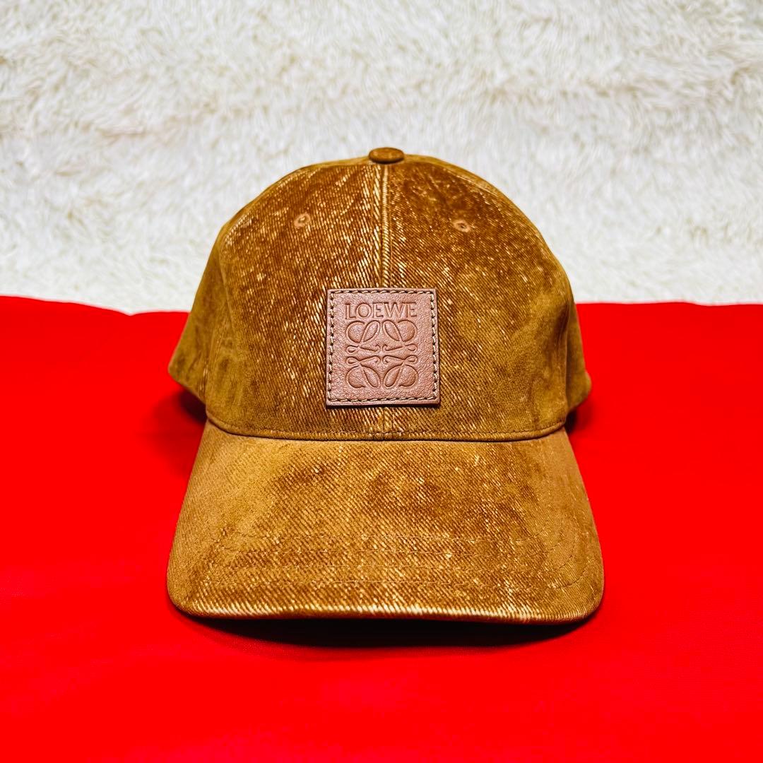 【未使用展示品】LOEWE ロエベ 24SS アナグラム デニム キャップ