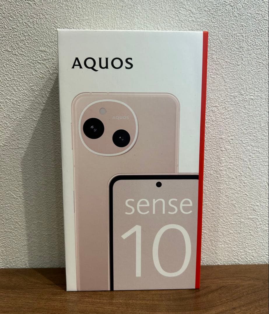 【新品】AQUOS sense10 6GB/128GB ペールピンク