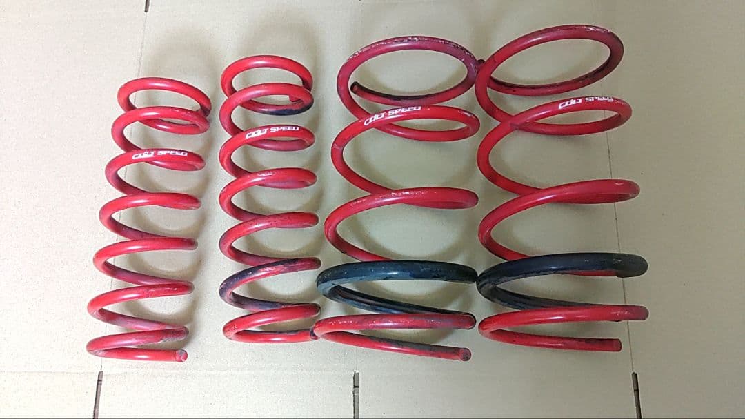 デリカD5 COLT SPEED ローダウンスプリング 4本セット
