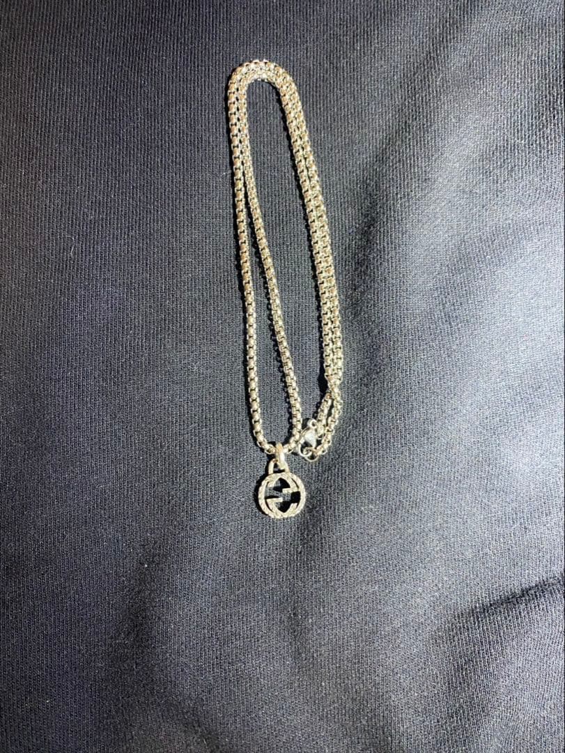 郵*)様 GUCCI インターグロッキング　ネックレス