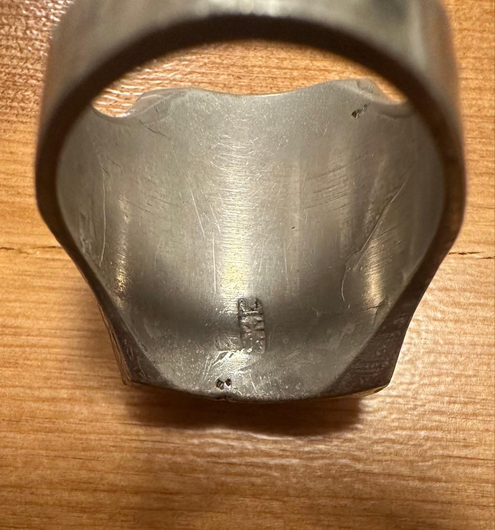 まちゃあき　メキシカンリング　バイカー　スカル　40s 50s