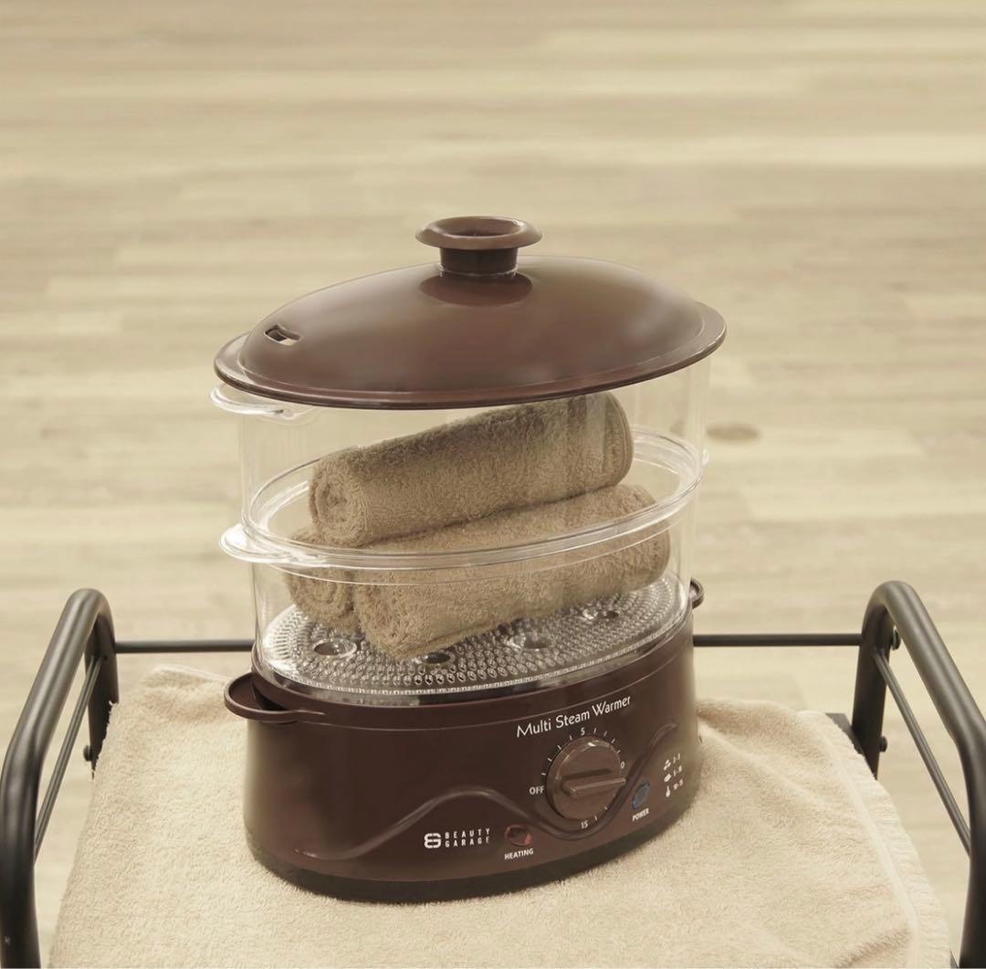 業務用マルチスチームウォーマー　ホットストーン　ハーブボール　タオル