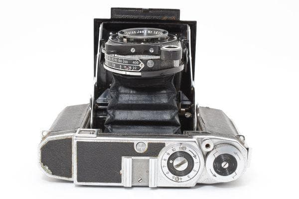 蛇腹カメラ ZEISS IKON Super-Six#486 本革ケース付き