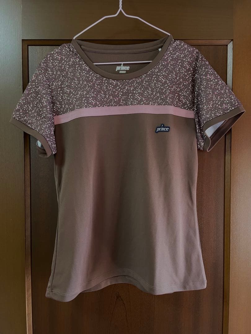 Prince テニスウェアセット ブラウン/ピンク