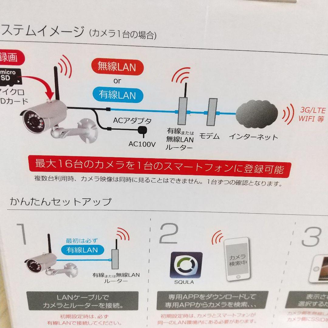 新品未開封未使用、スマートフォン専用 モーション録画カメラ LA02W