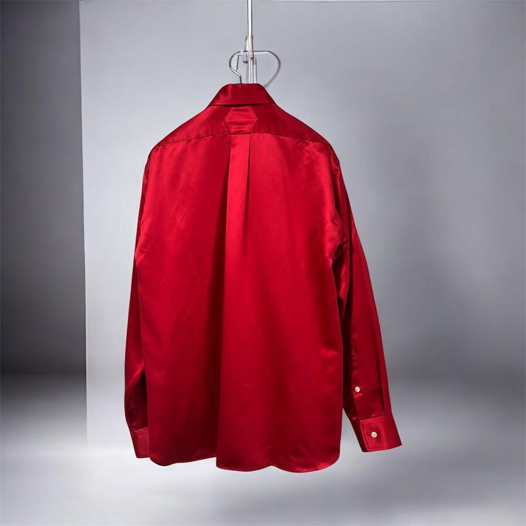 OUAT オフィスシャツ RED サイズ3 ヴィンテージサテン 試着のみ