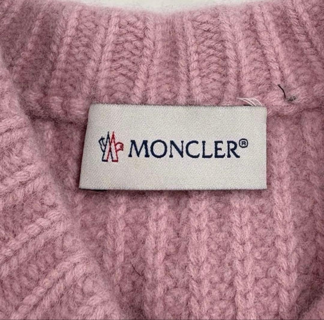 MONCLER ピンク ニット セーター 長袖