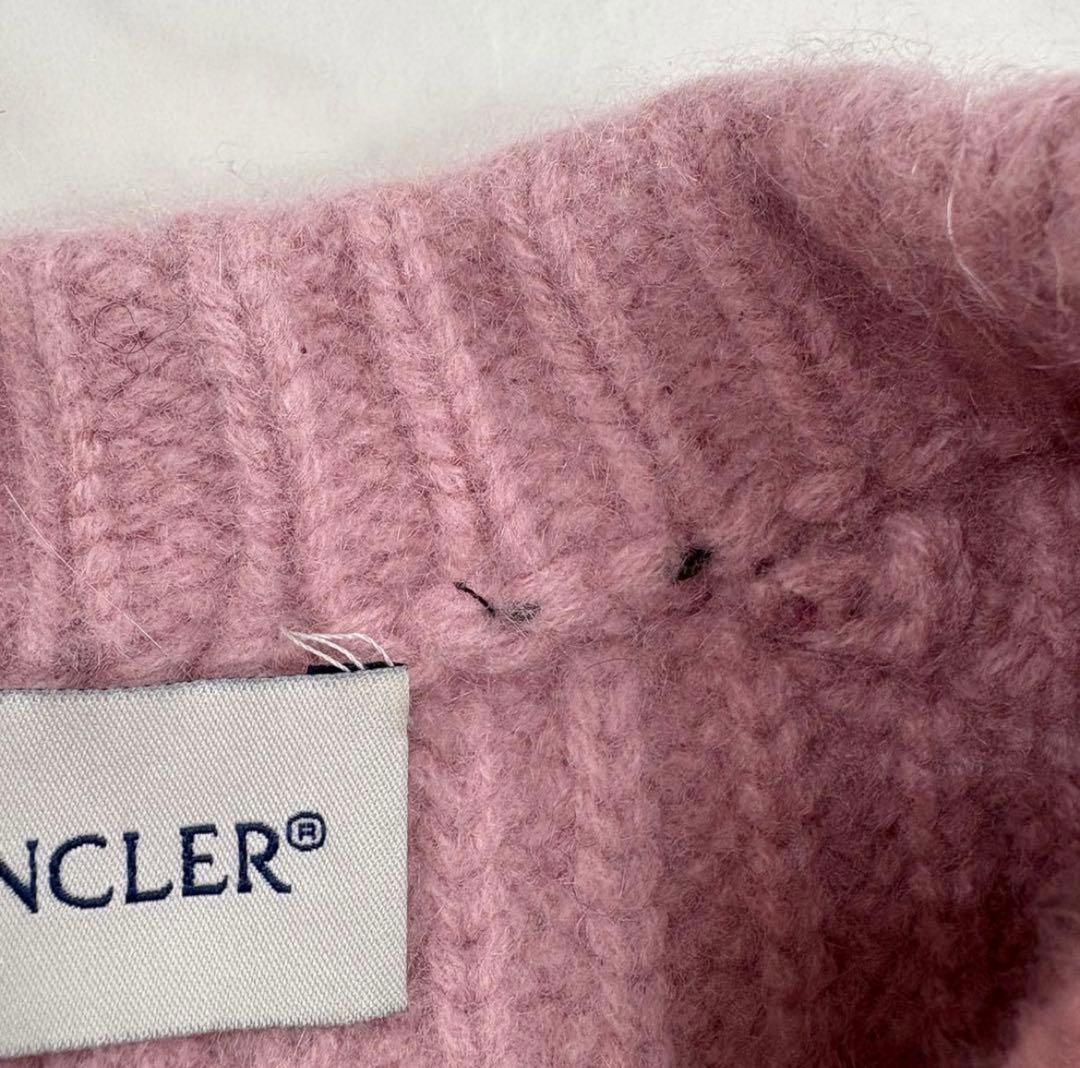 MONCLER ピンク ニット セーター 長袖