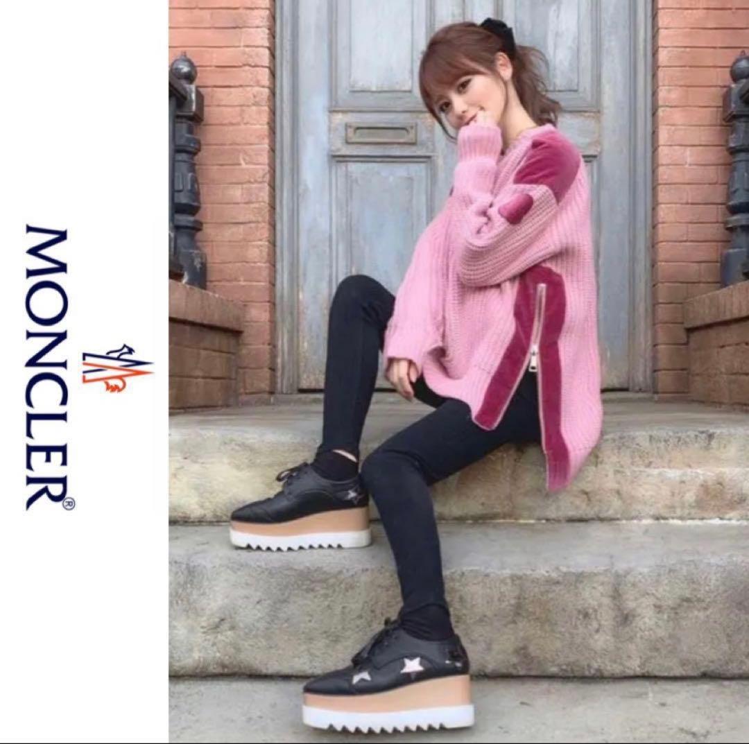 MONCLER ピンク ニット セーター 長袖