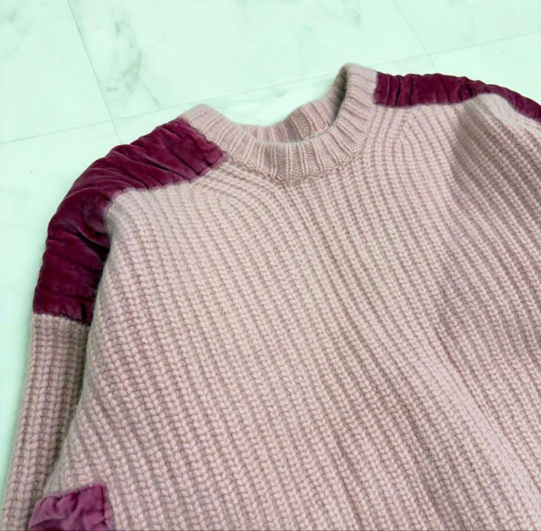 MONCLER ピンク ニット セーター 長袖