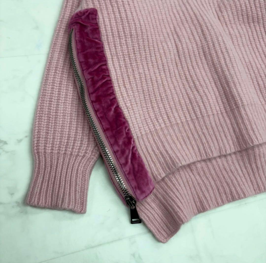 MONCLER ピンク ニット セーター 長袖