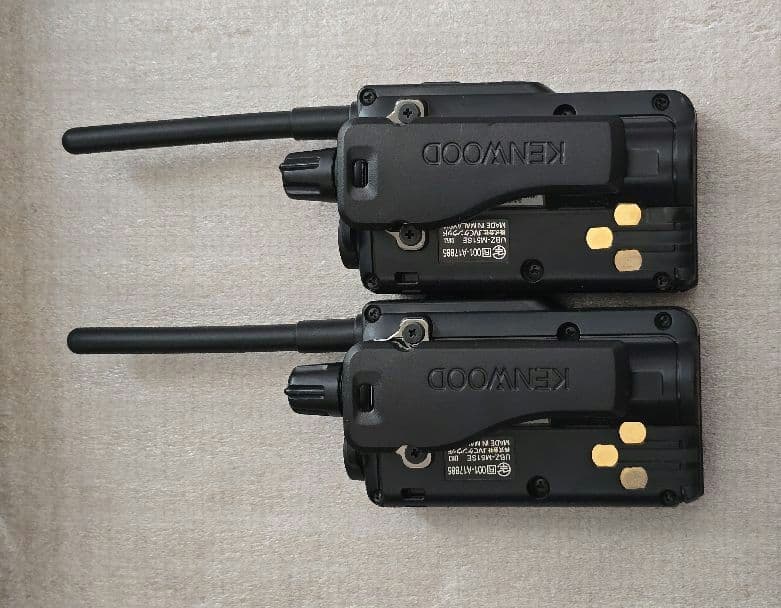 KENWOOD UBZ-M51SE 2台セット 純正インカム2個付き