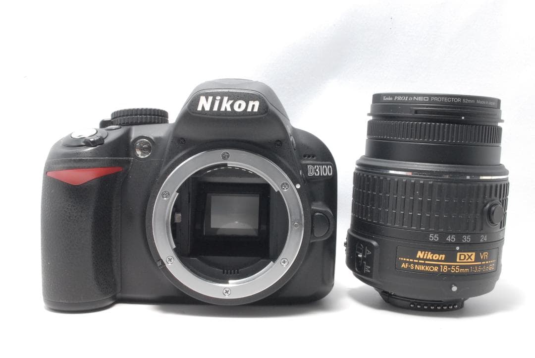 【ショット数6535枚】Nikon D3100　スマホ転送　液晶きばみあり