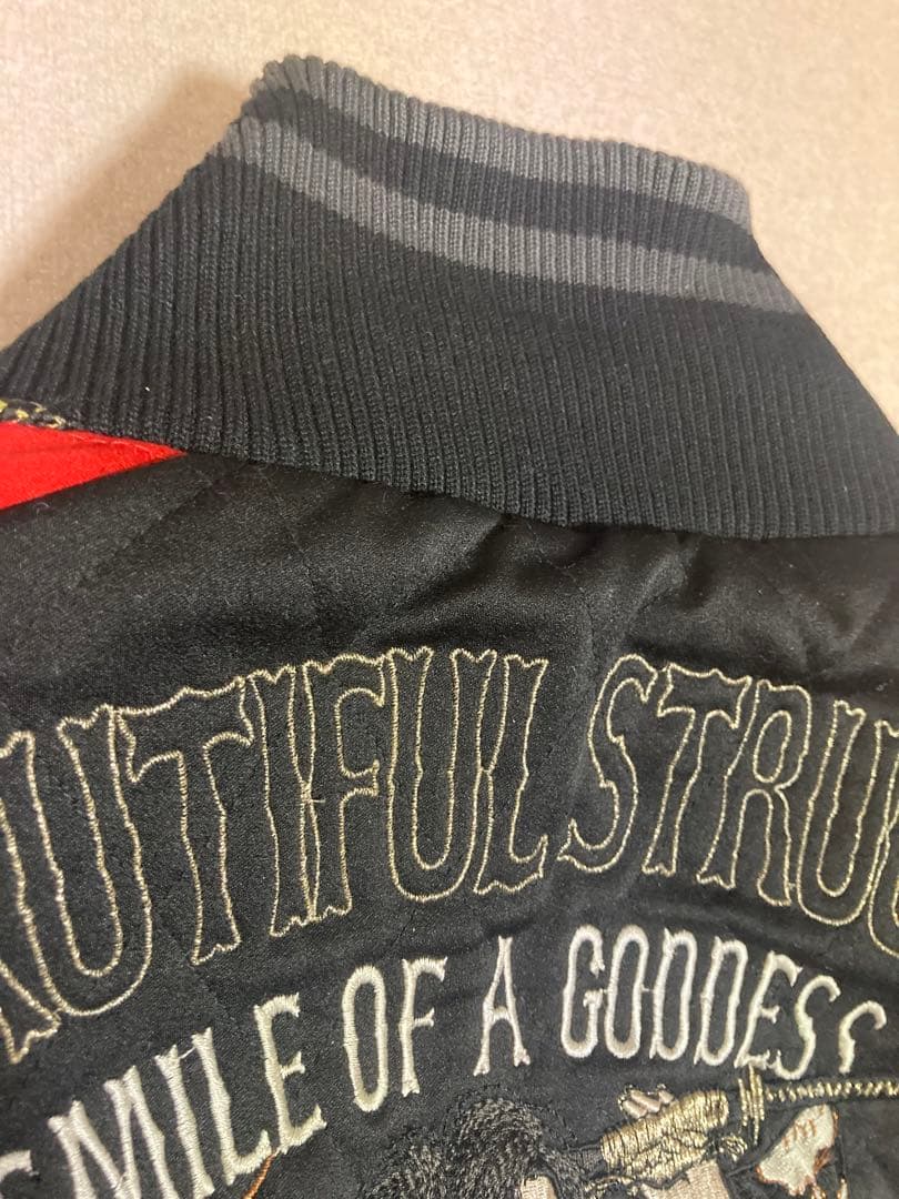 抜刀娘 キルティング スカジャン ジャンバー ブルゾン 着物 セクシー タトゥー