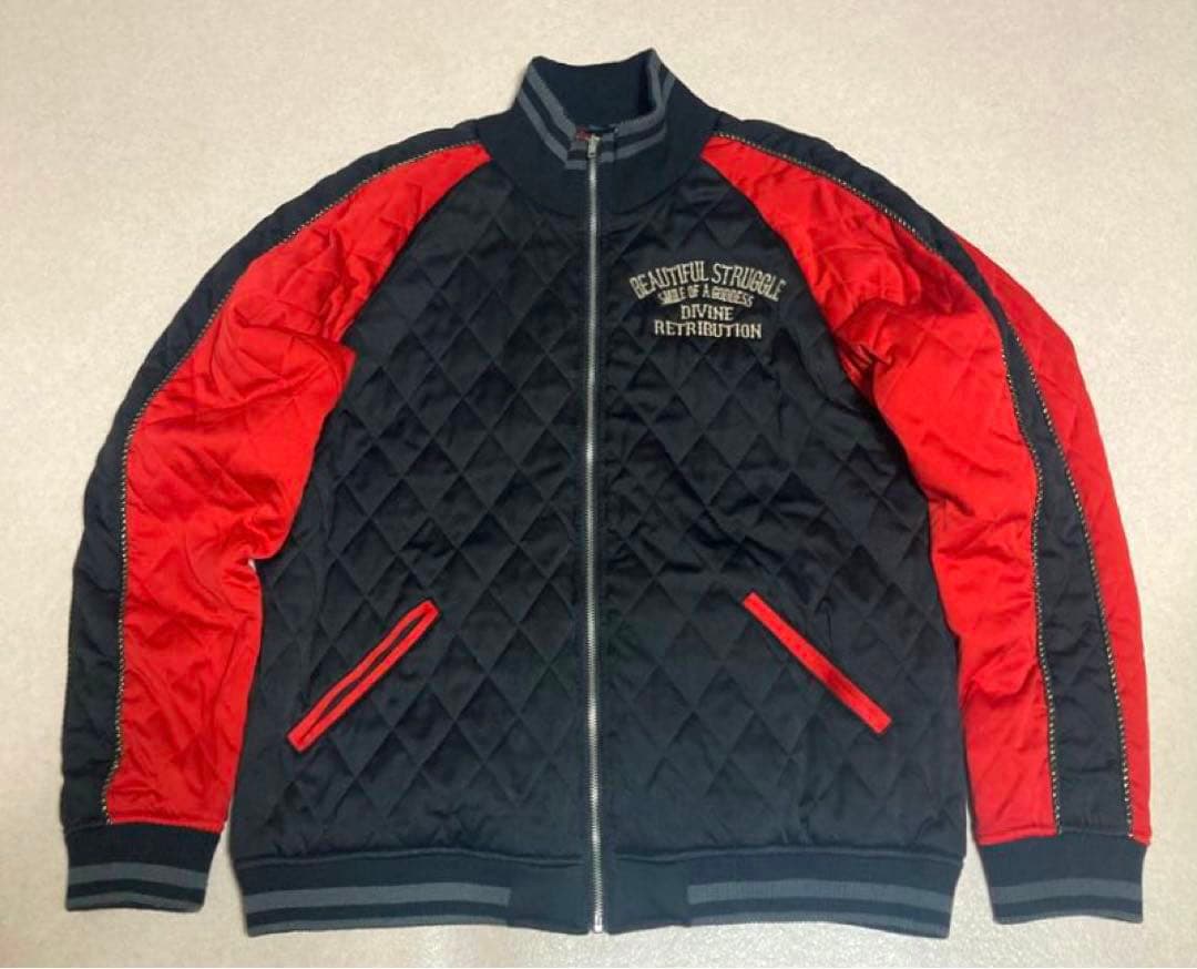 抜刀娘 キルティング スカジャン ジャンバー ブルゾン 着物 セクシー タトゥー