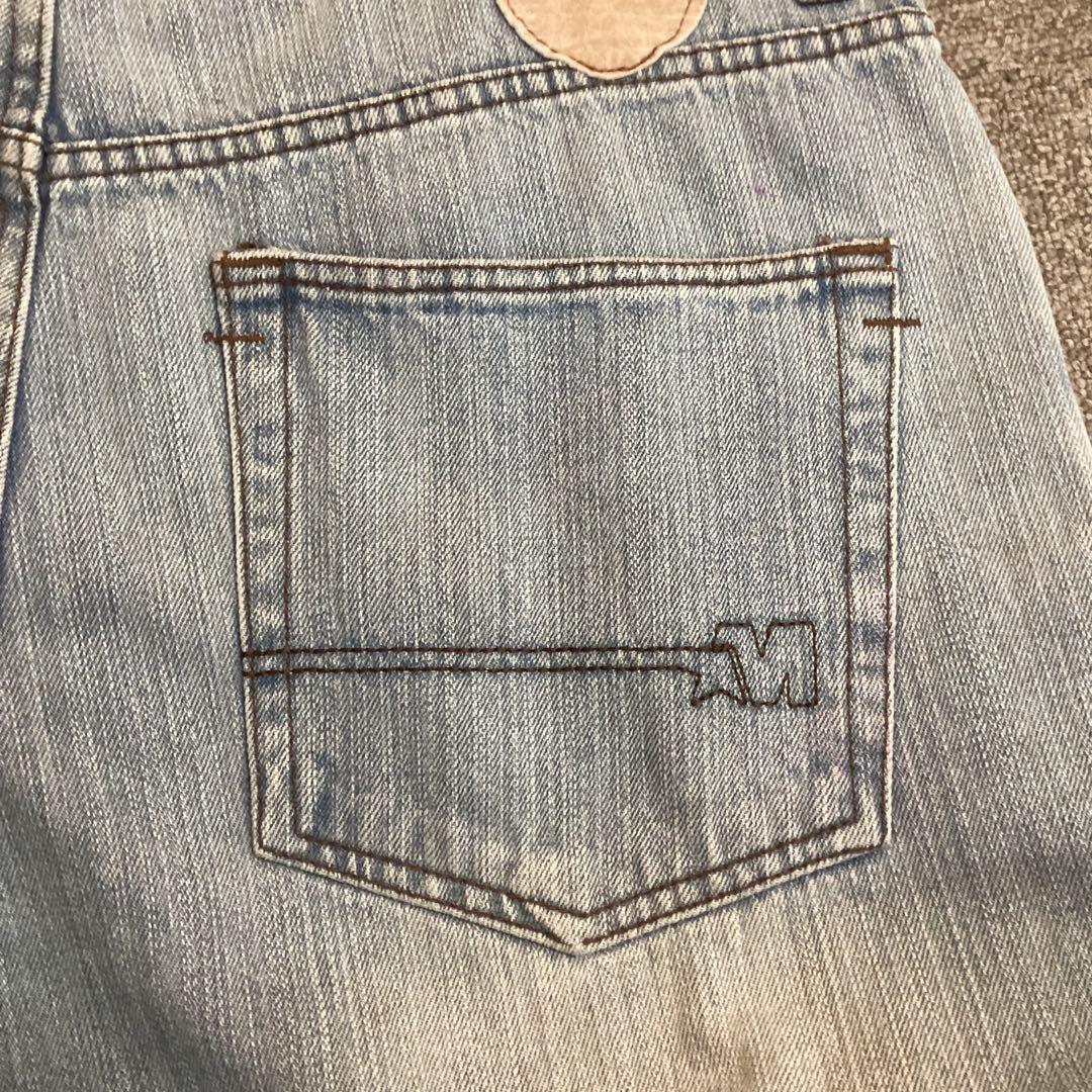 00s 古着 Mecca デニムパンツ ワイド baggy Y2K B系 シティ