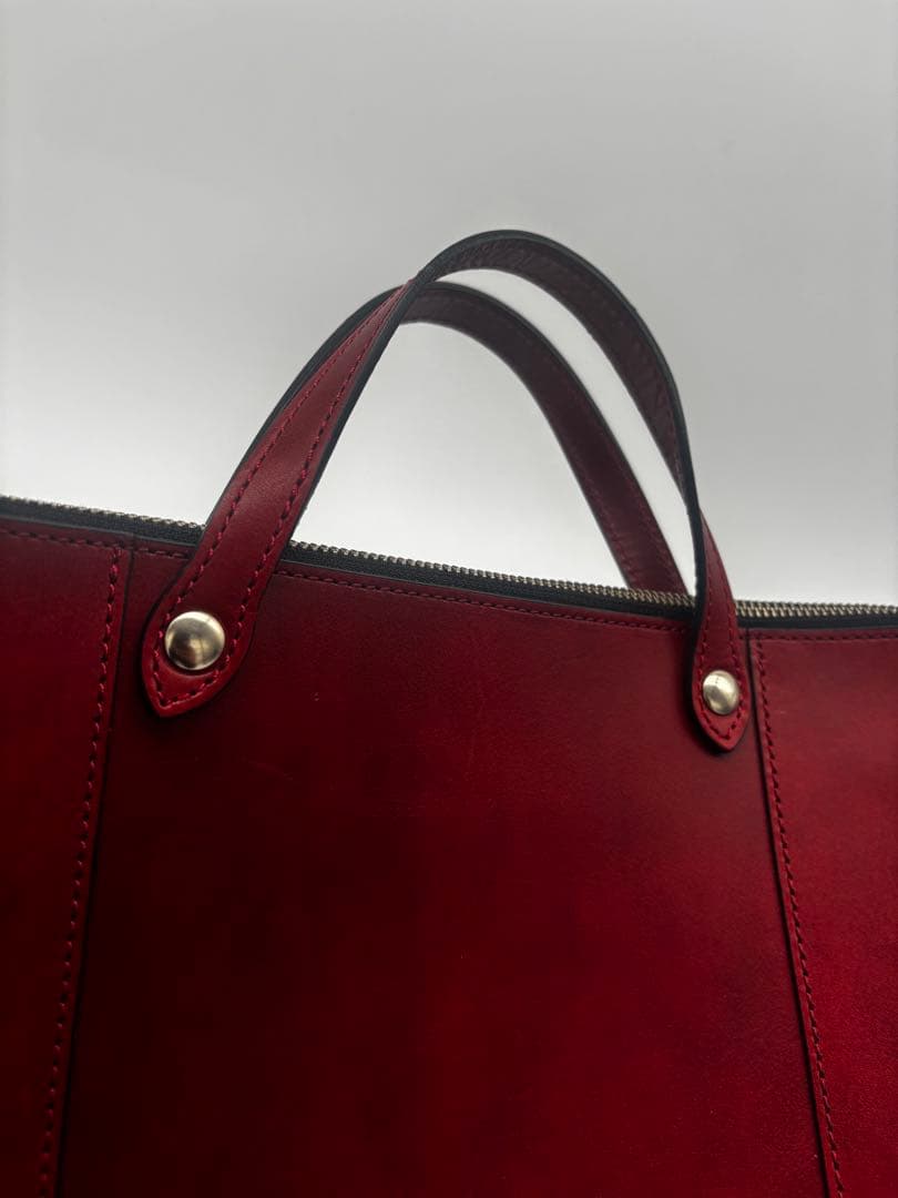 【値下中】美品✨Foglia ヌメ革A3ビジネスバッグ　定価55000円