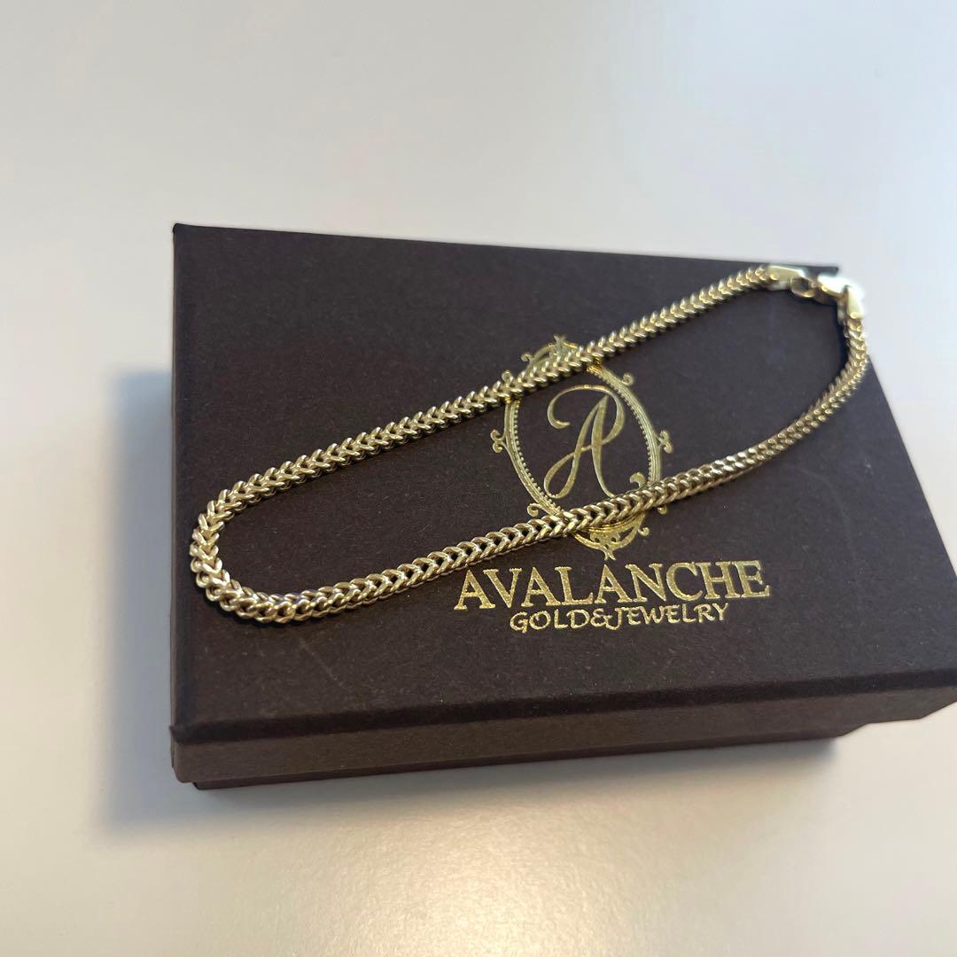 T*a様 アヴァランチ　10k イエローゴールド　フランクリングブレスレット　1