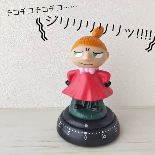 新品　3D キッチンタイマー リトルミイ ゼンマイ式
