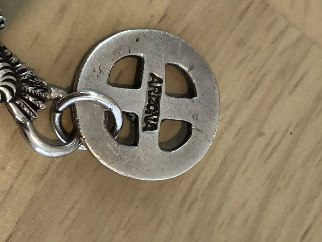 アリゾナフリーダム　フェザー　ネックレス　チェーン全長54cm