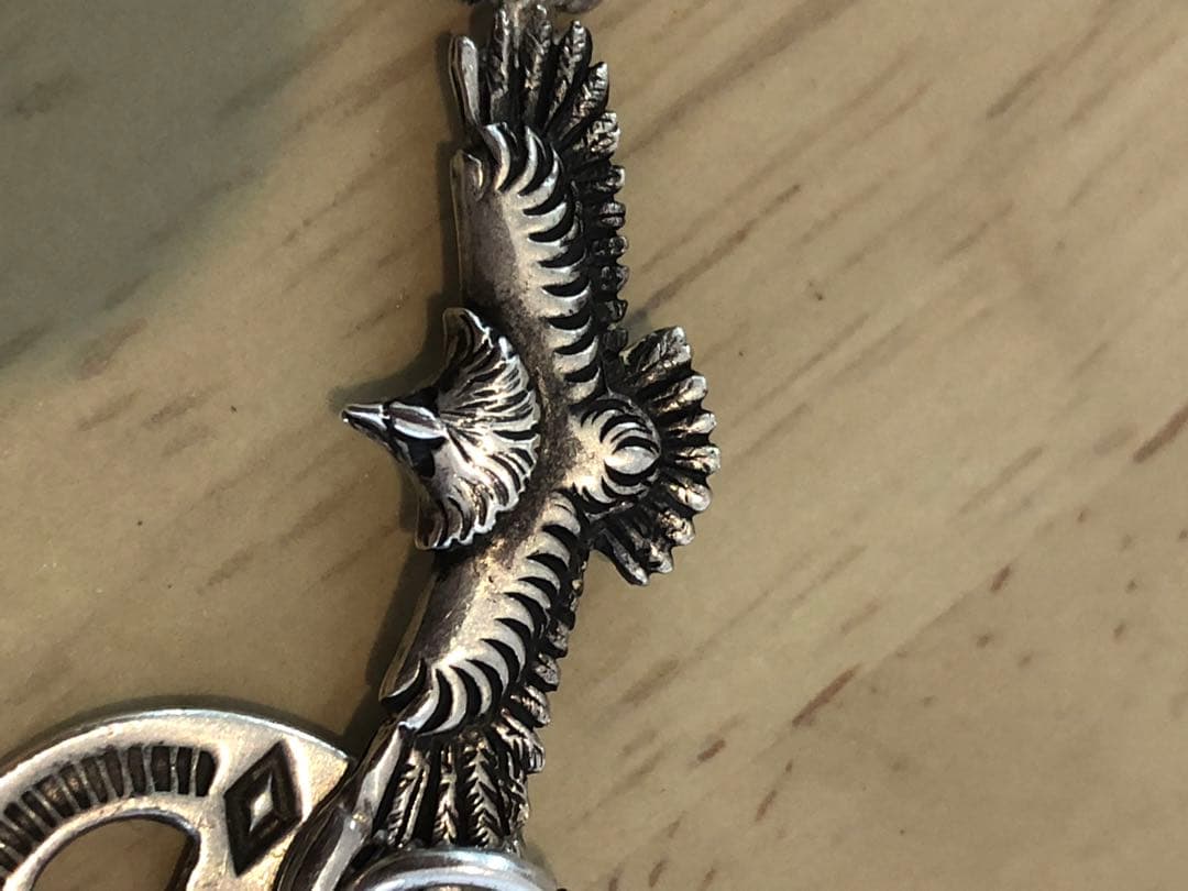 アリゾナフリーダム　フェザー　ネックレス　チェーン全長54cm