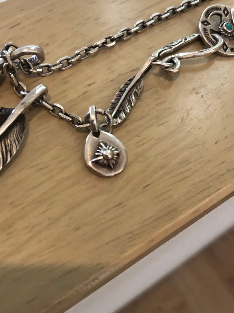 アリゾナフリーダム　フェザー　ネックレス　チェーン全長54cm