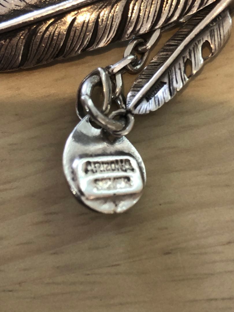 アリゾナフリーダム　フェザー　ネックレス　チェーン全長54cm