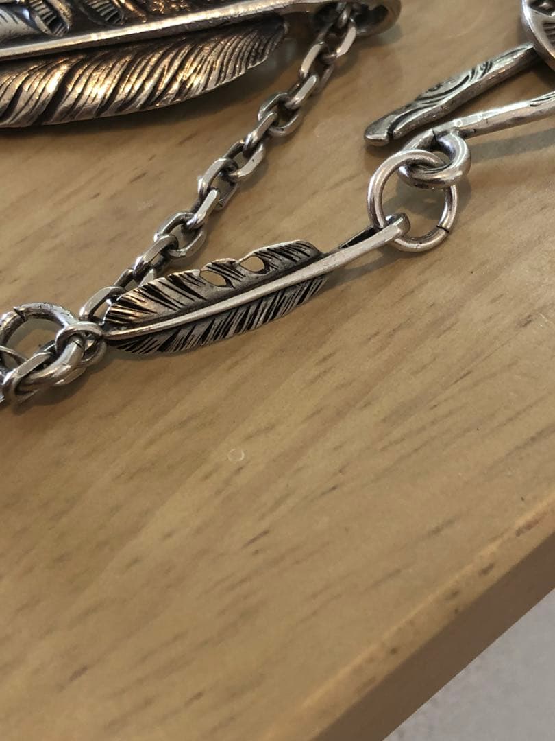 アリゾナフリーダム　フェザー　ネックレス　チェーン全長54cm