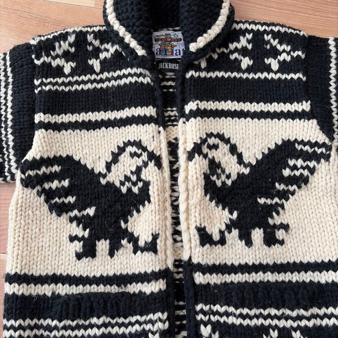 KANATA カウチンニット カナダ製 ブラック